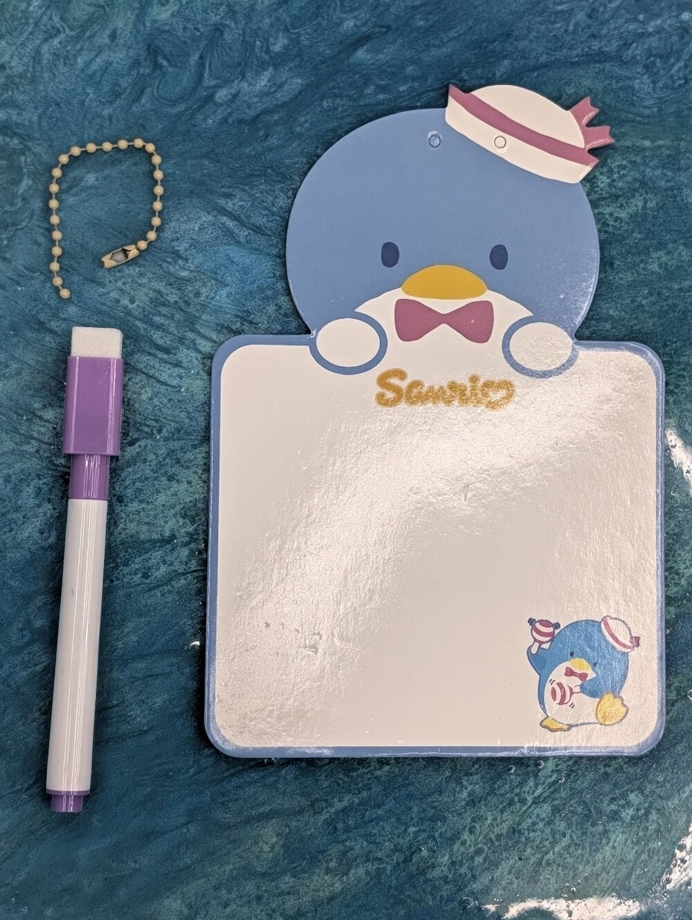 Sanrio Tuxedosam Weekly Planner Dry Erase Schedule Board With Marker, NEW